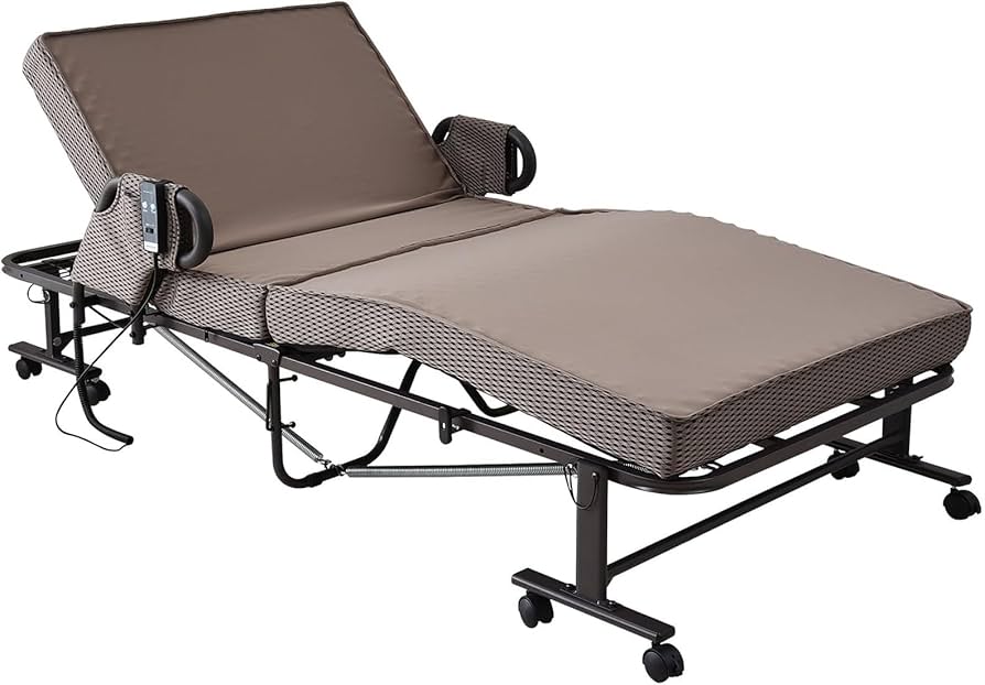 Amazon｜山善(YAMAZEN) 電動リクライニング 折りたたみベッド